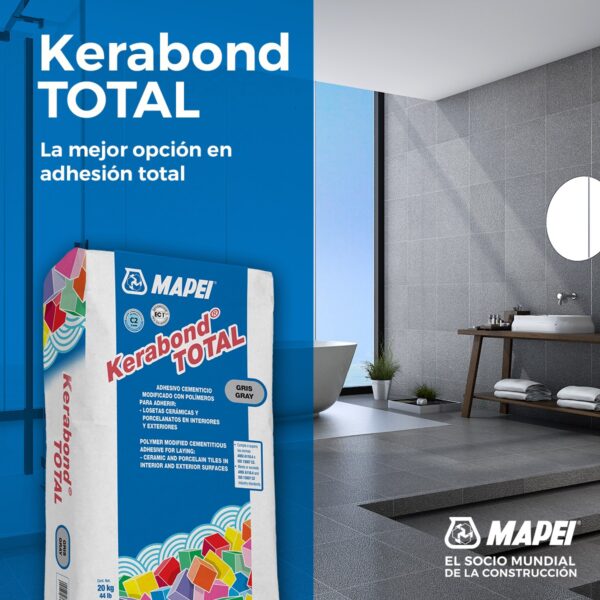 Kerabond Total Mapei - Adhesivo cementicio multipropósito de alto desempeño, modicado con polímeros. - Imagen 2