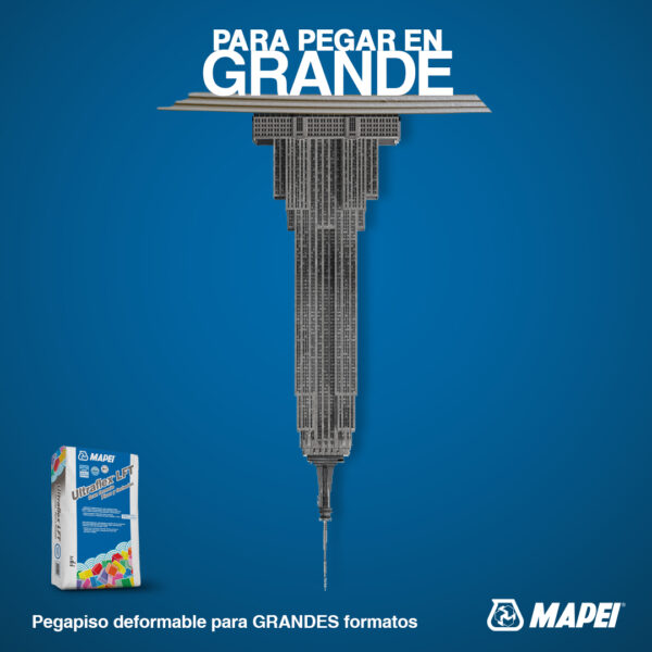 Ultraflex LFT Mapei - Adhesivo cementicio para piezas de gran formato en pisos y muros. - Imagen 2