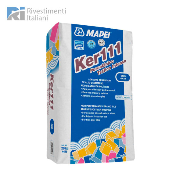 Ker 111 Mapei - Adhesivo cementicio de alto desempeño modicado con polímero, para porcelanatos y piedra natural